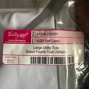 Thirty one large utility tote